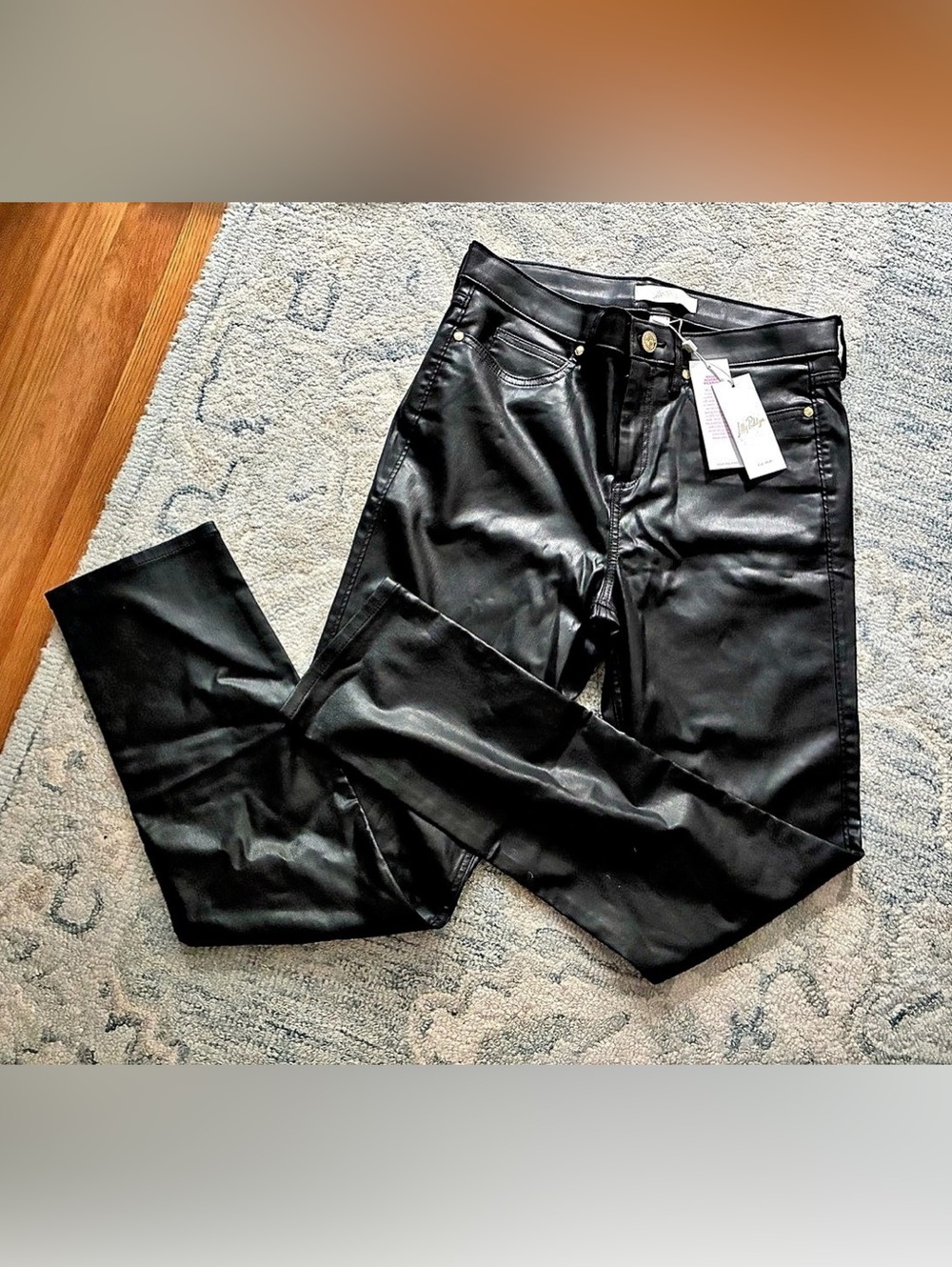 South ocean high rise Lilly Pulitzer faux Leather Skinny Pants Size 10 NWT